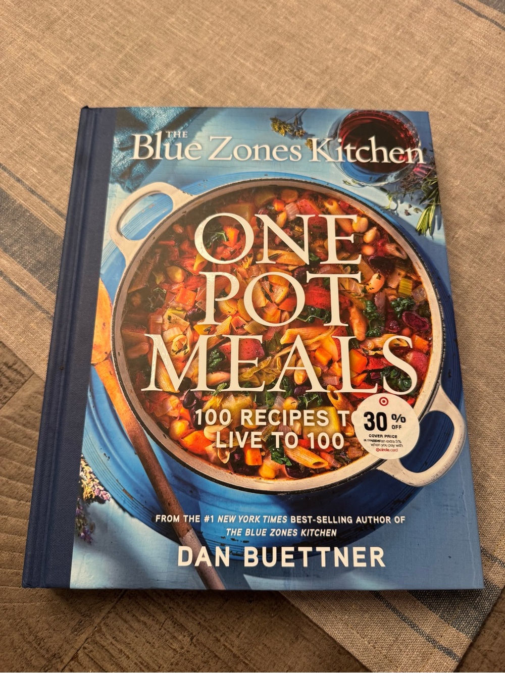 Living to 100 Is Easier Than Ever - Blue Hardcover Cookbook